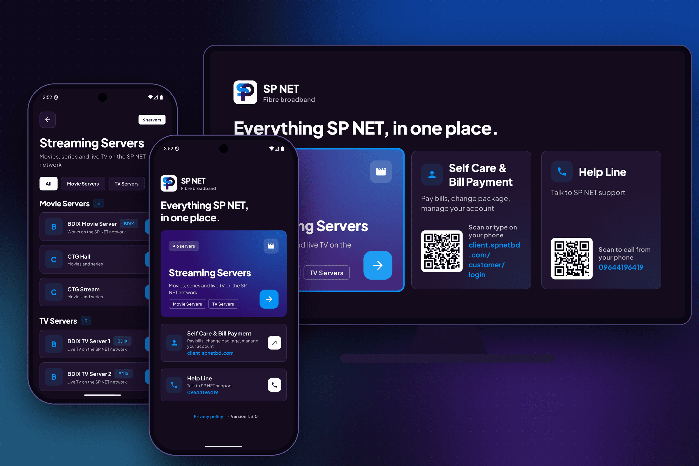 SP NET Android & TV App screenshot